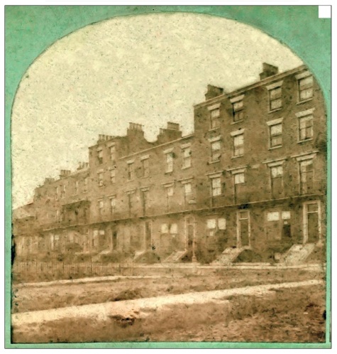 Clifton Terrace, Margate 1860s. From the Hotspot viewer at Margate In Maps and Pictures compiled by Anthony Lee
